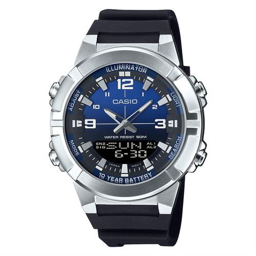 Đồng hồ Casio 44 mm Nam AMW-870A-2AVDF Màu Đen