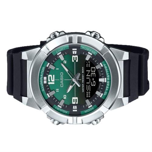 Đồng hồ Casio 44 mm Nam AMW-870A-3AVDF Màu Đen