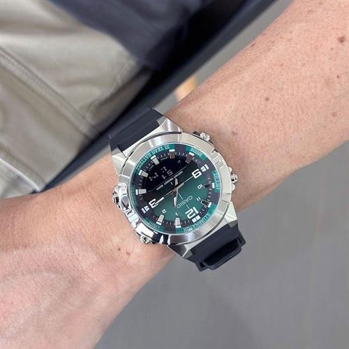 Đồng hồ Casio 44 mm Nam AMW-870A-3AVDF Màu Đen