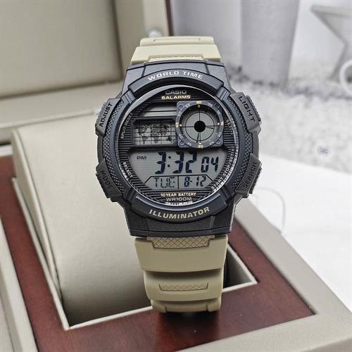 Đồng hồ Casio 45 mm Nam AE-1000W-5AVDF Màu Xanh