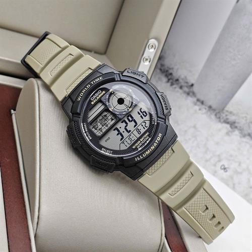 Đồng hồ Casio 45 mm Nam AE-1000W-5AVDF Màu Xanh