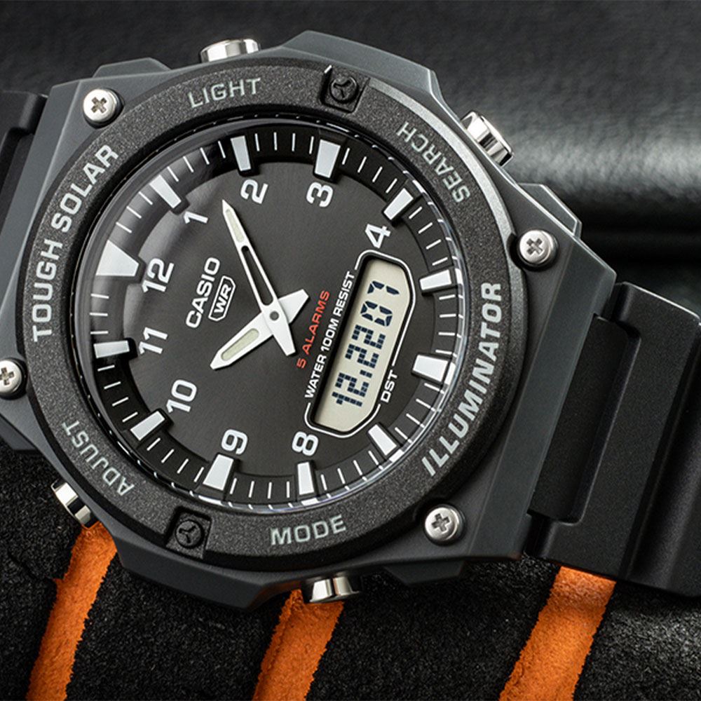 Đồng hồ Casio Timeless 50.1 mm Nam AQ-S820W-1AVDF Màu Đen