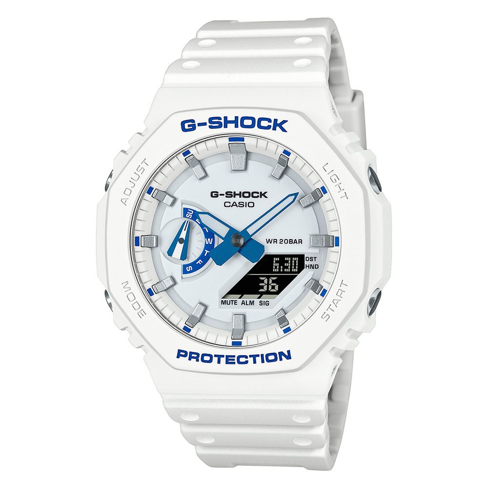Đồng hồ G-Shock 45.4 mm Nam GA-2100HDS-7A1DR Màu Trắng