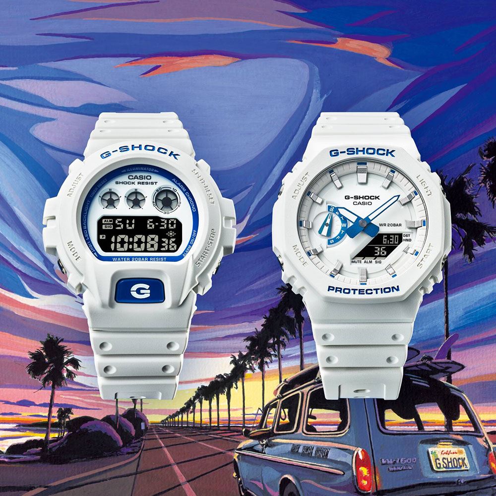 Đồng hồ G-Shock 45.4 mm Nam GA-2100HDS-7A1DR Màu Trắng