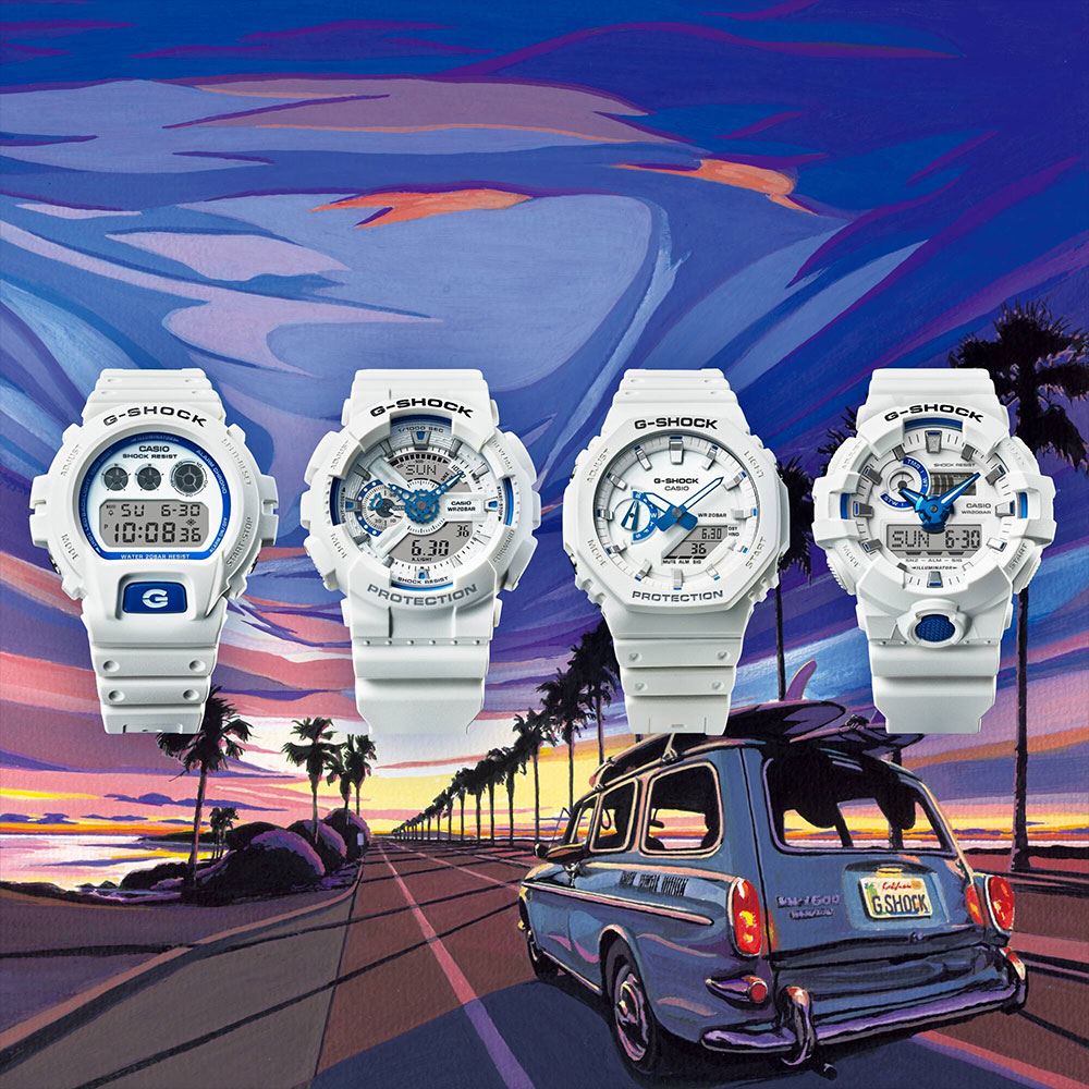 Đồng hồ G-Shock 53.4 mm Nam GA-700HDS-7ADR Màu Trắng