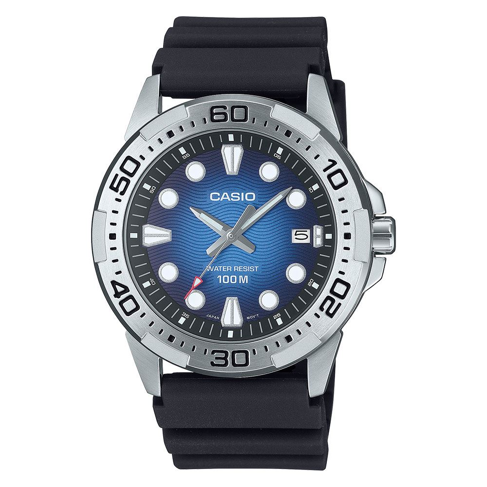 Đồng hồ Casio Timeless 43.7 mm Nam MTD-140-2AVDF Màu Đen