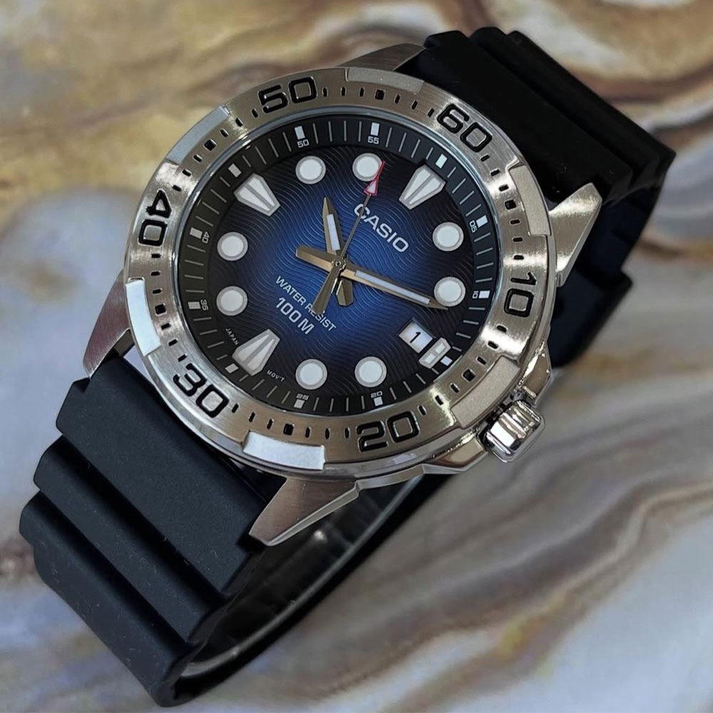 Đồng hồ Casio Timeless 43.7 mm Nam MTD-140-2AVDF Màu Đen