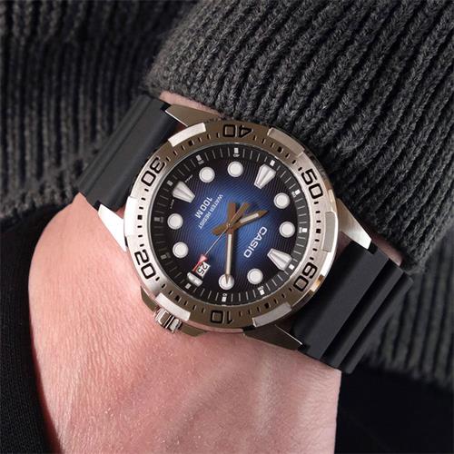 Đồng hồ Casio Timeless 43.7 mm Nam MTD-140-2AVDF Màu Đen