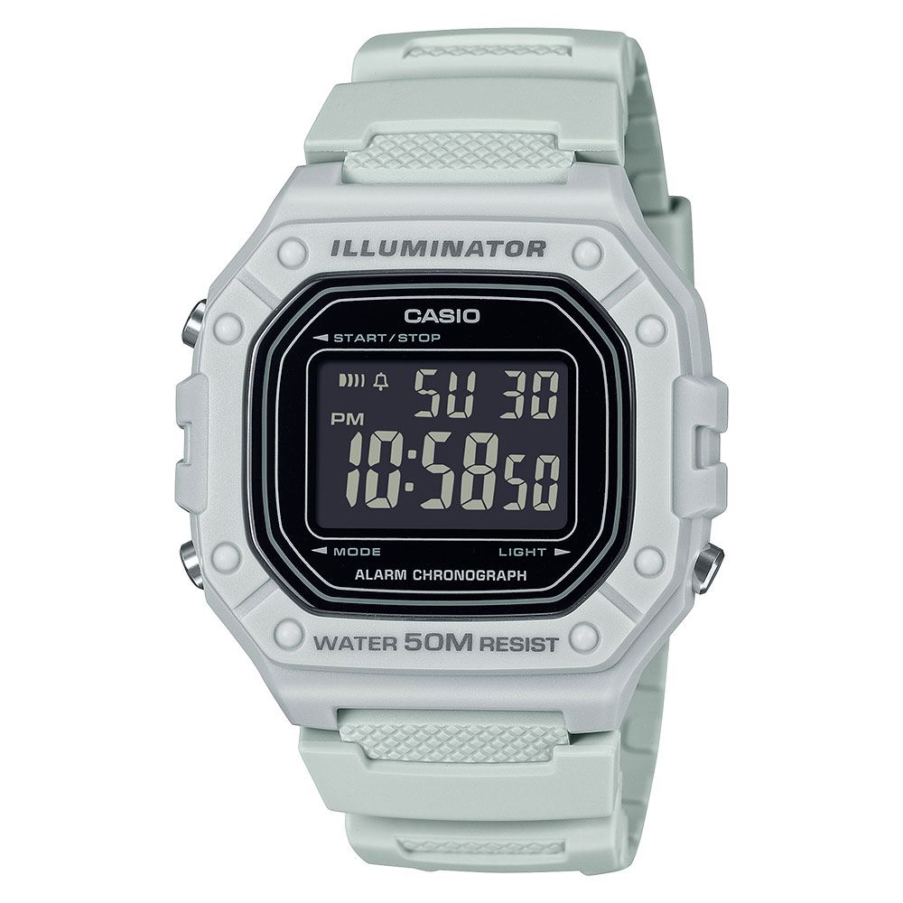 Đồng hồ Casio Timeless 43.2 mm Nam W-218H-8BVDF Màu Trắng