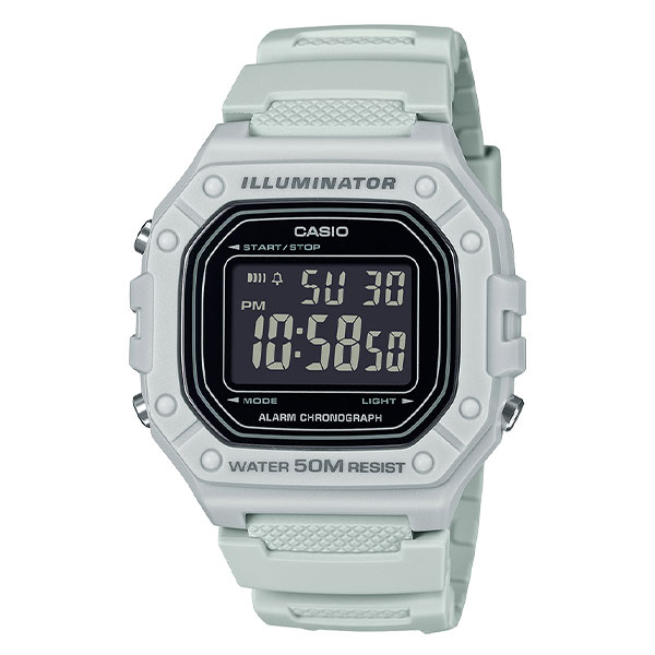 CASIO 43.2 mm Nam W-218H-8BVDF
