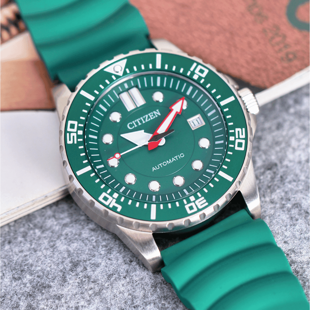 Đồng hồ Citizen 43 mm Nam NJ0129-10X Màu Xanh