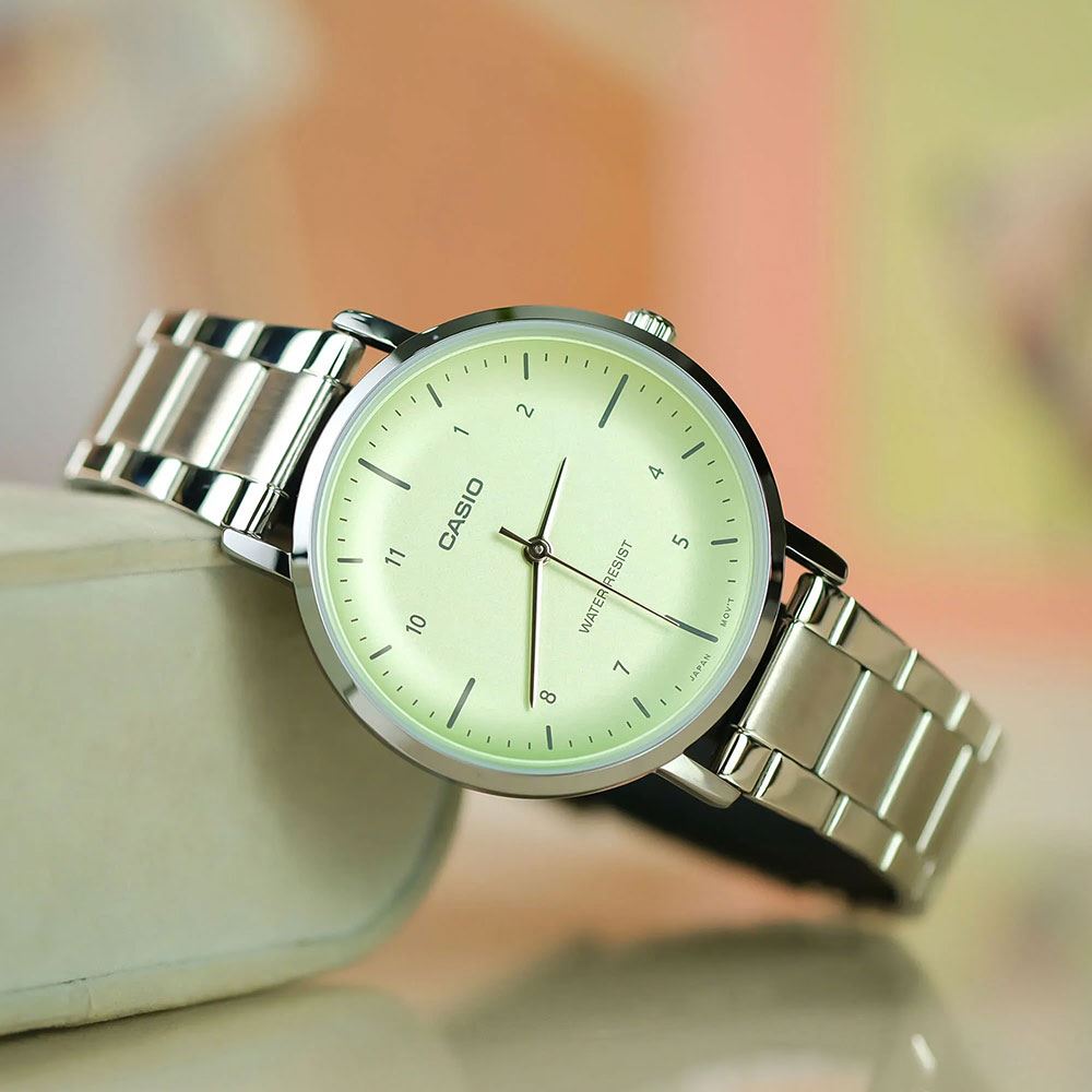 Đồng hồ Casio Timeless 34 mm Nữ LTP-VT03D-3BDF Màu Bạc