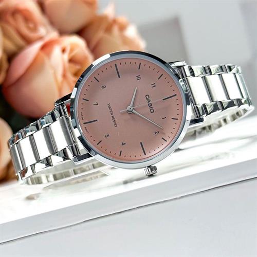 Đồng hồ Casio 34 mm Nữ LTP-VT03D-4BDF Màu Bạc