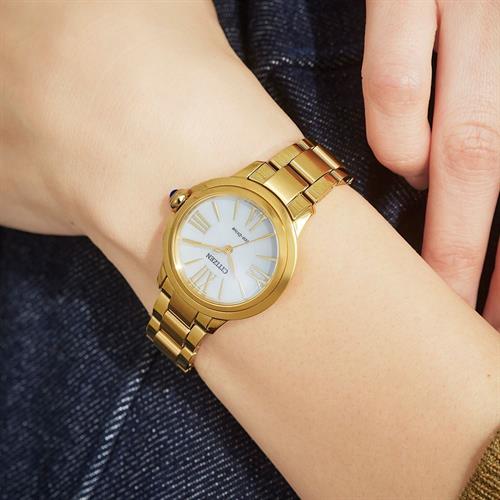 Đồng hồ Citizen 30 mm Nữ EM1162-52A Màu Vàng