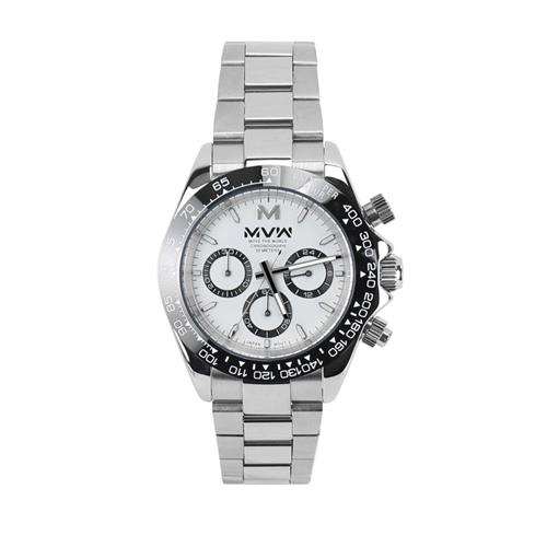 Đồng Hồ MVW Sport 40 mm Nam MSO002-01 Màu Bạc