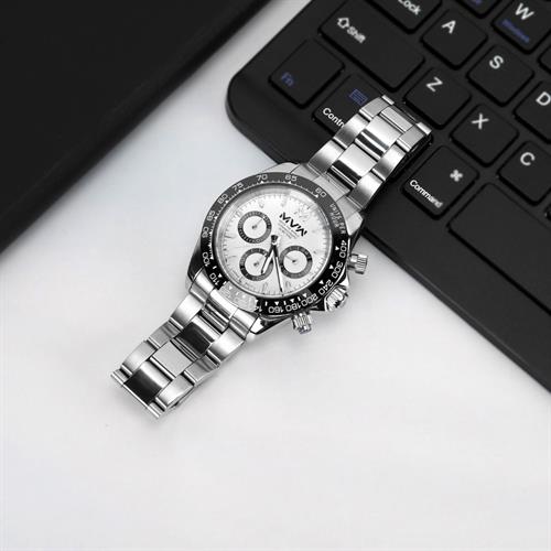 Đồng Hồ MVW Sport 40 mm Nam MSO002-01 Màu Bạc