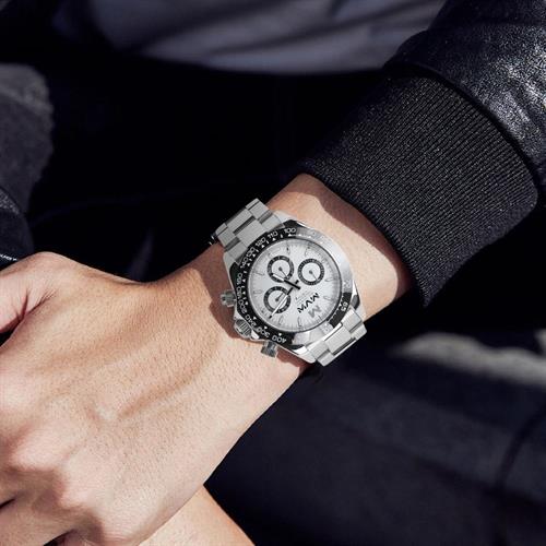 Đồng Hồ MVW Sport 40 mm Nam MSO002-01 Màu Bạc