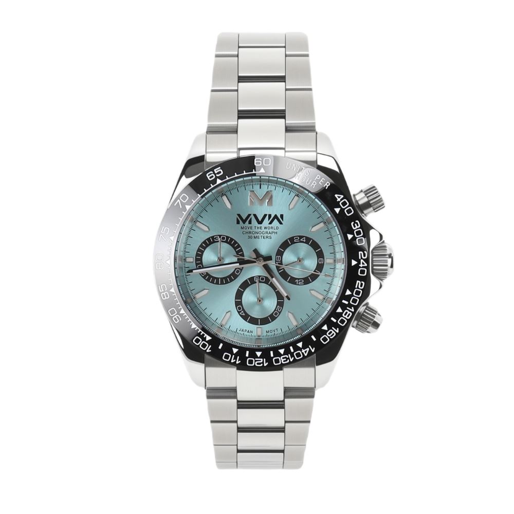 Đồng hồ MVW Sport 40 mm Nam MSO002-02 Màu Bạc