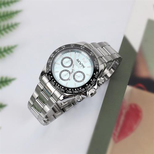 Đồng hồ MVW Sport 40 mm Nam MSO002-02 Màu Bạc