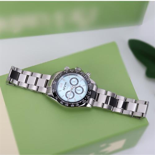 Đồng hồ MVW Sport 40 mm Nam MSO002-02 Màu Bạc