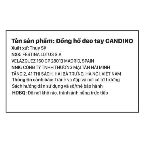 Đồng hồ Candino 33 mm Nữ C4741/V Màu Bạc