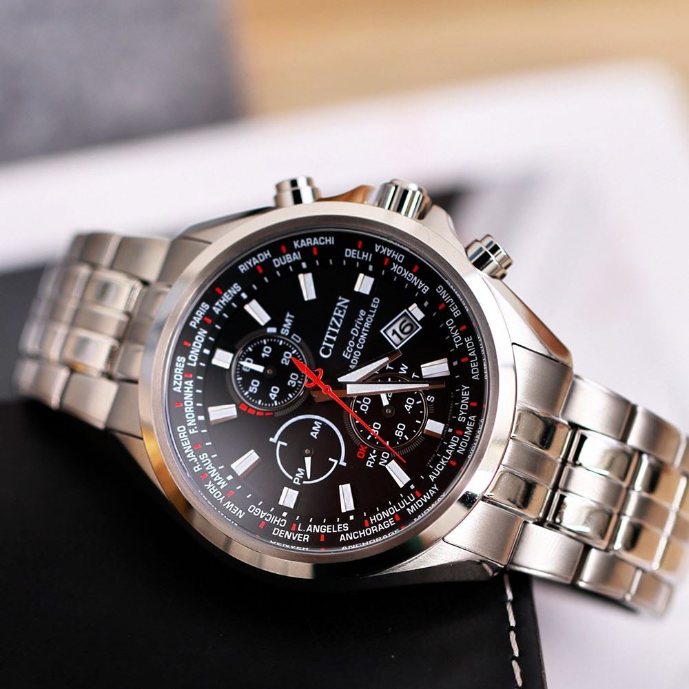Đồng hồ Citizen 44 mm Nam AT8200-87E Màu Bạc