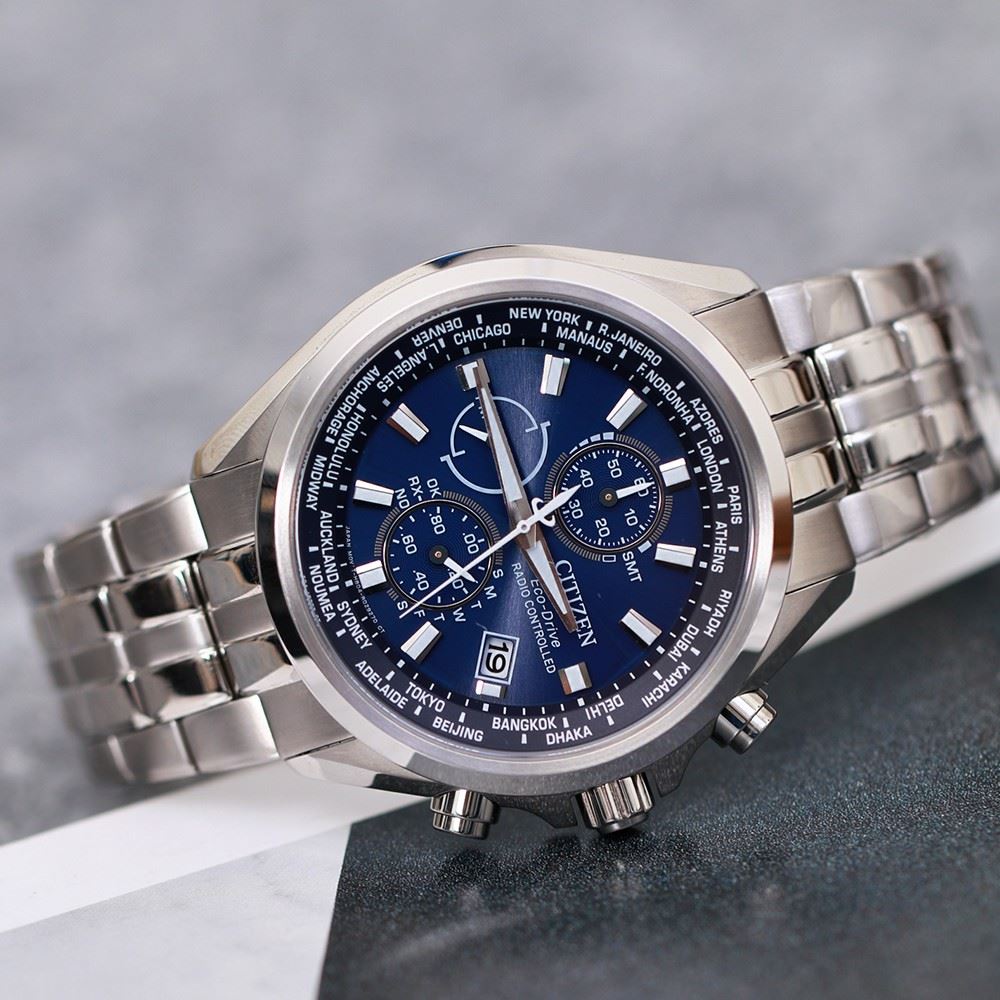 Đồng hồ Citizen 44 mm Nam AT8200-87L Màu Bạc