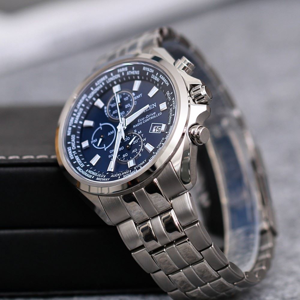 Đồng hồ Citizen 44 mm Nam AT8200-87L Màu Bạc