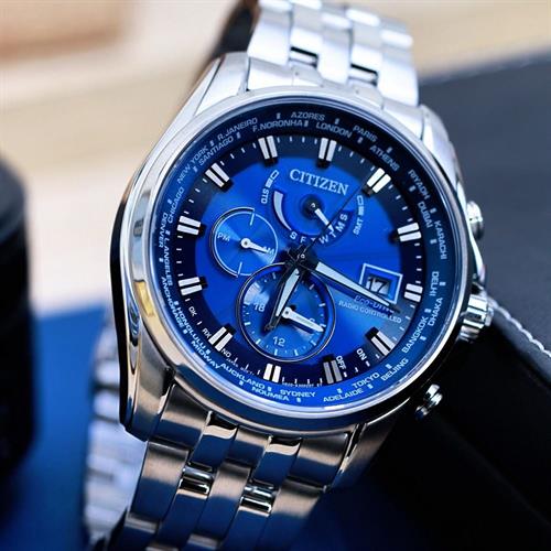 Đồng hồ Citizen 44 mm Nam AT9120-89L Màu Bạc