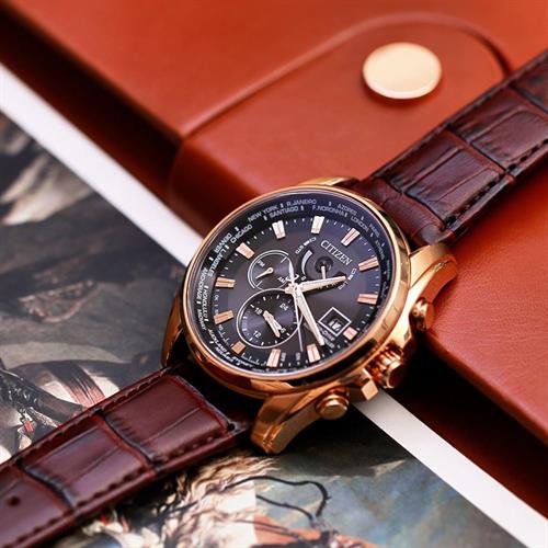 Đồng hồ Citizen 44 mm Nam AT9123-13E Màu Nâu