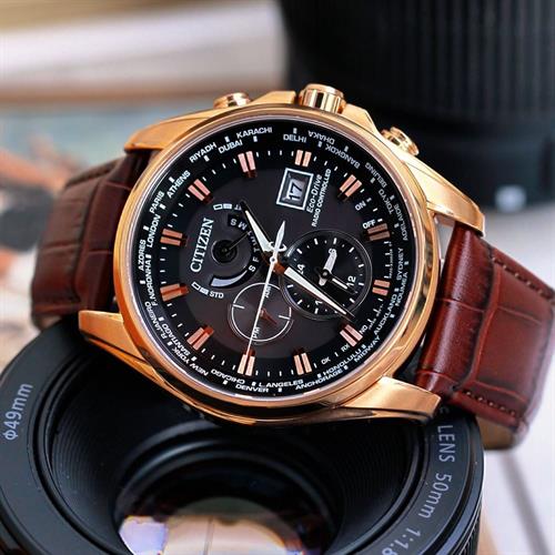 Đồng hồ Citizen 44 mm Nam AT9123-13E Màu Nâu