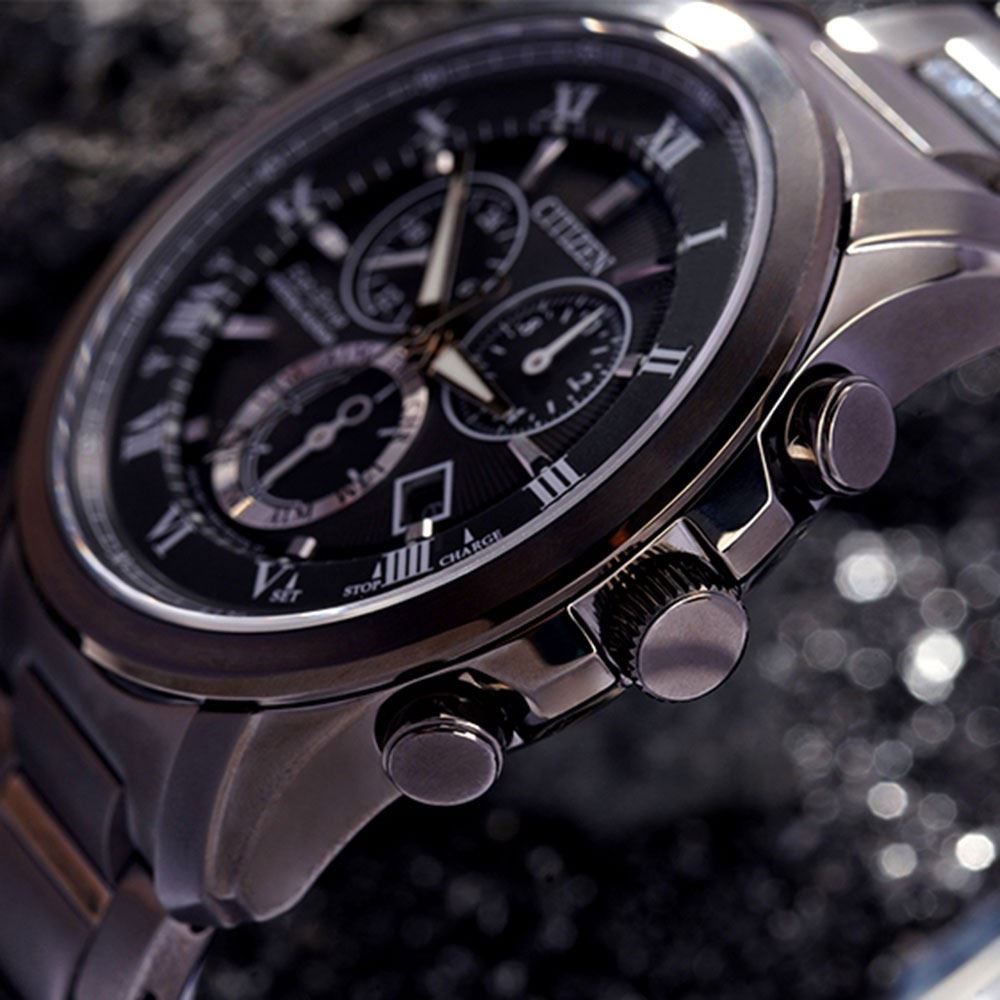Đồng hồ Citizen 43 mm Nam BL5547-89H Màu Đen
