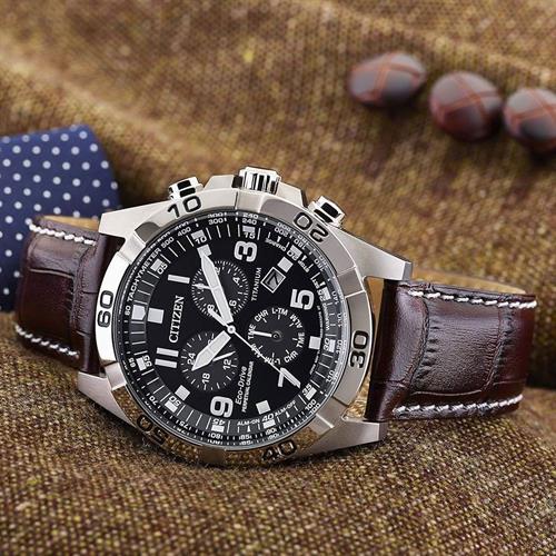 Đồng hồ Citizen 43 mm Nam BL5551-06L Màu Nâu