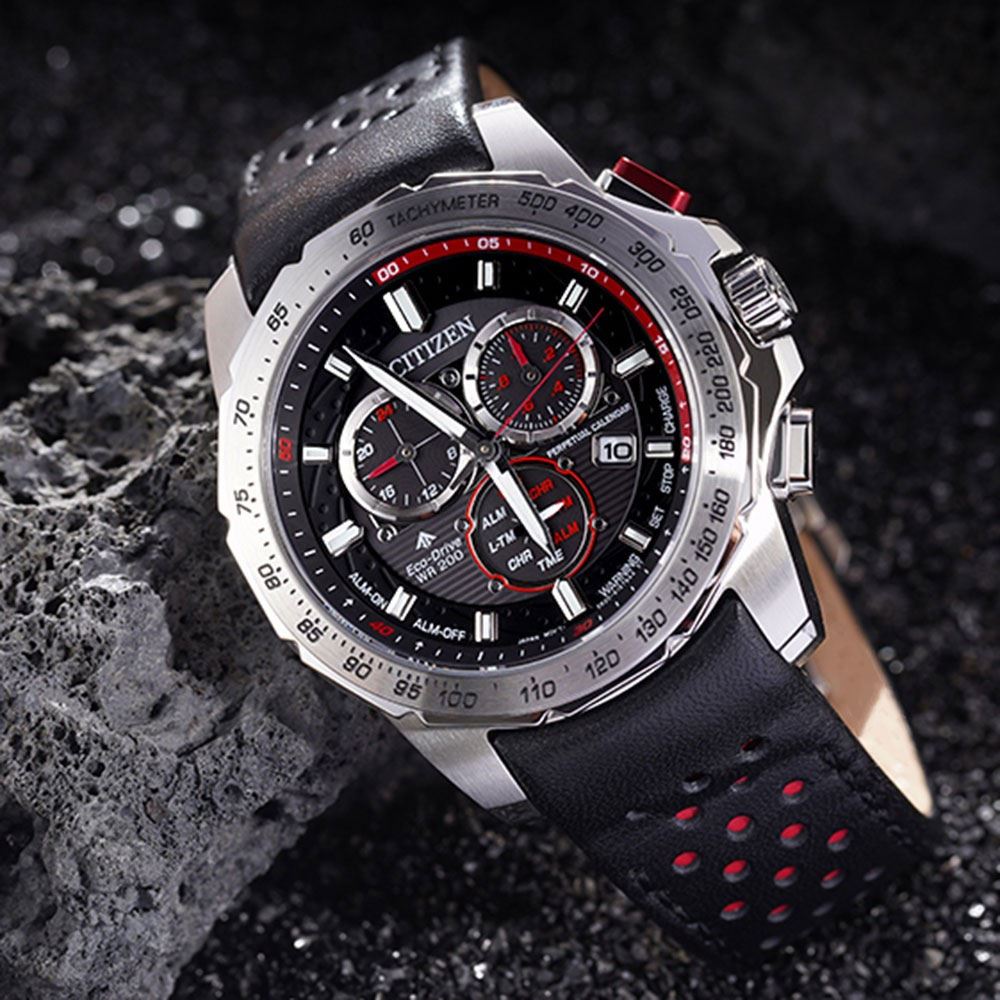 Đồng hồ Citizen 43 mm Nam BL5570-01E Màu Đen