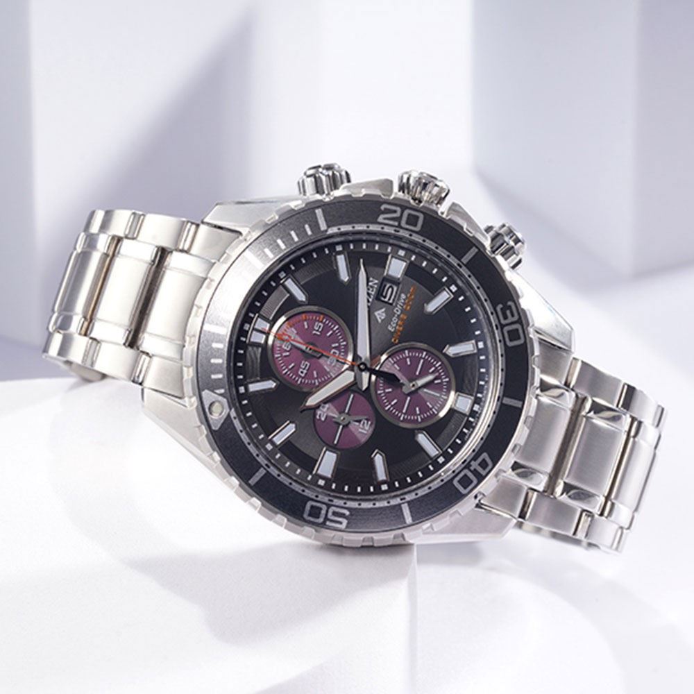 Đồng hồ Citizen 44 mm Nam CA0711-80H Màu Bạc