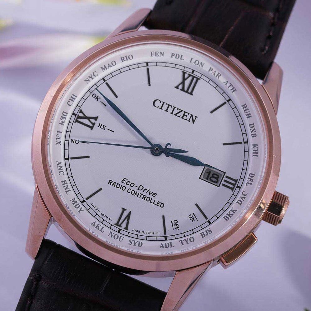 Đồng hồ Citizen 43 mm Nam CB0152-16A Màu Nâu