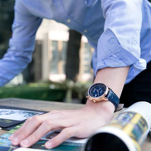 Đồng hồ Citizen 43 mm Nam CB0152-24L Màu Xanh