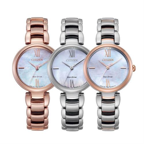 Đồng hồ Citizen 28 mm Nữ EM0532-85D Màu Vàng Hồng