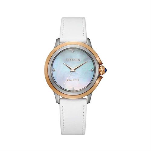 Đồng hồ Citizen 32 mm Nữ EM0796-08Y Màu Trắng