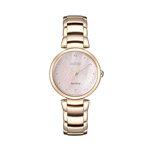 Đồng hồ Citizen 31 mm Nữ EM0853-81Y Màu Vàng Hồng