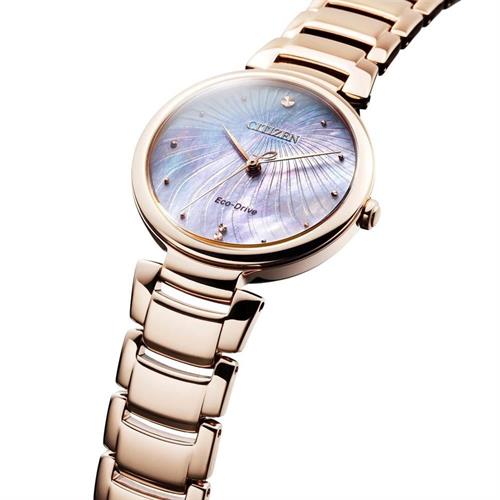 Đồng hồ Citizen 31 mm Nữ EM0853-81Y Màu Vàng Hồng
