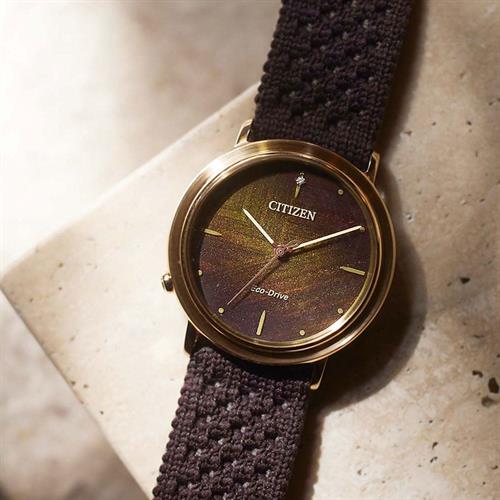 Đồng hồ Citizen 34 mm Nữ EM1003-48X Màu Nâu