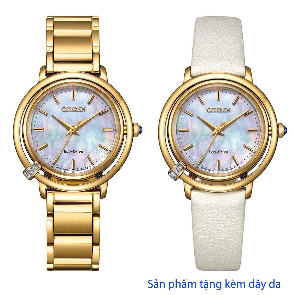 Đồng hồ Citizen 31 mm Nữ EM1092-64D Màu Vàng