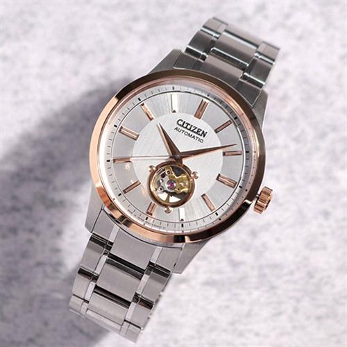 Đồng hồ Citizen 41 mm Nam NB4024-95A Màu Bạc