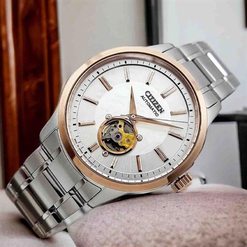 Đồng hồ Citizen 41 mm Nam NB4024-95A Màu Bạc