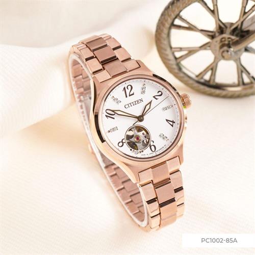Đồng hồ Citizen 34 mm Nữ PC1002-85A Màu Vàng Hồng