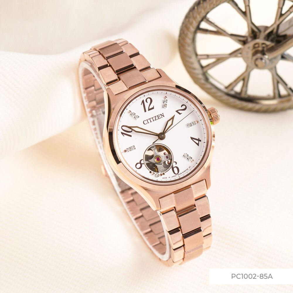 Đồng hồ Citizen 34 mm Nữ PC1002-85A Màu Vàng Hồng