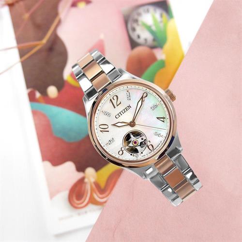 Đồng hồ Citizen 34 mm Nữ PC1006-84D Màu Màu kết hợp