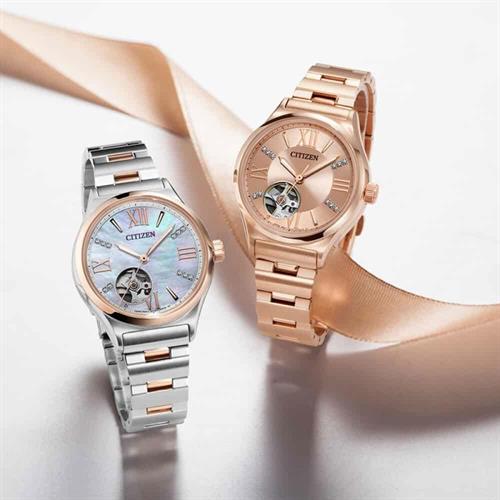 Đồng hồ Citizen 34 mm Nữ PC1009-51D Màu Màu kết hợp