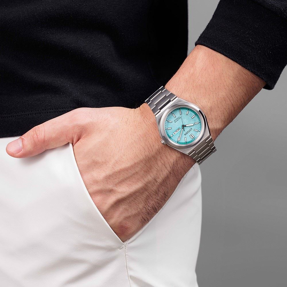 Đồng hồ Citizen 39 mm Nam AW0130-85M Màu Bạc